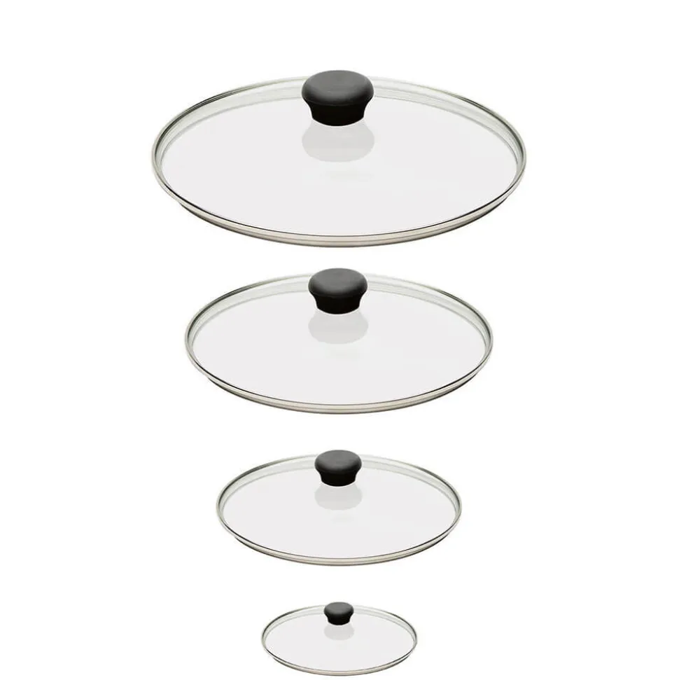 Ensemble de 4 Couvercles en verre bombé Cookway - CRISTEL