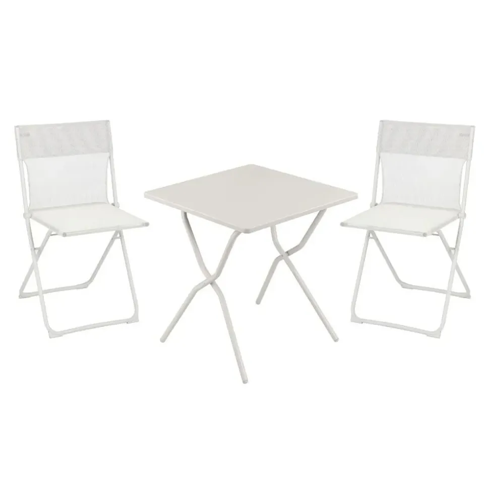 Ensemble table carrée et 2 chaises pliantes Balcony - LAFUMA