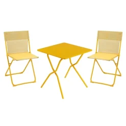 Ensemble table carrée et 2 chaises pliantes Balcony - LAFUMA