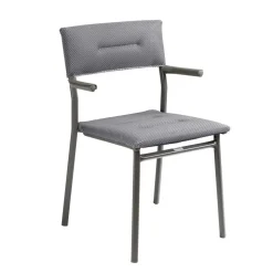 Ensemble table extensible et 8 fauteuils de jardin - LAFUMA