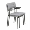 Ensemble table extensible et 6 fauteuils de jardin - LAFUMA