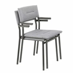 Ensemble table extensible et 6 fauteuils de jardin - LAFUMA