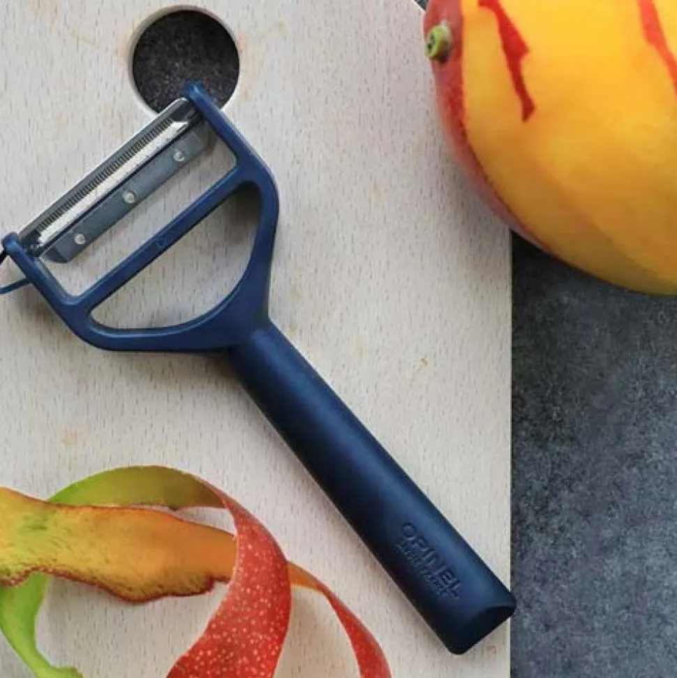 Eplucheur T-Duo Polymère Bleu - OPINEL