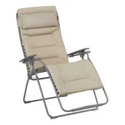 Fauteuil de relaxation multi position pliant FUTURA XL toile BeComfort - LAFUMA