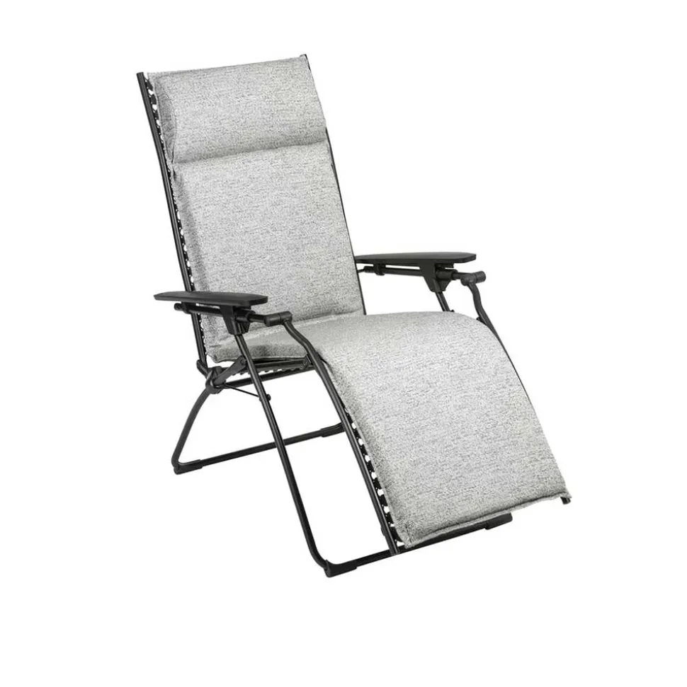 Fauteuil de relaxation multi position pliant BAYANNE toile Sunbrella - LAFUMA