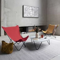 Fauteuil extérieur papillon POP UP XL toile Airlon - LAFUMA