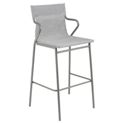 Fauteuil haut extérieur structure titane - toile Batyline Duo - LAFUMA