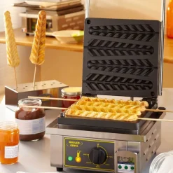 Gaufrier professionnel avec moule épi GES23 - ROLLER GRILL