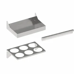 Kit 3 accessoires de rangement inox Chariot et Combo Enosign - ENO