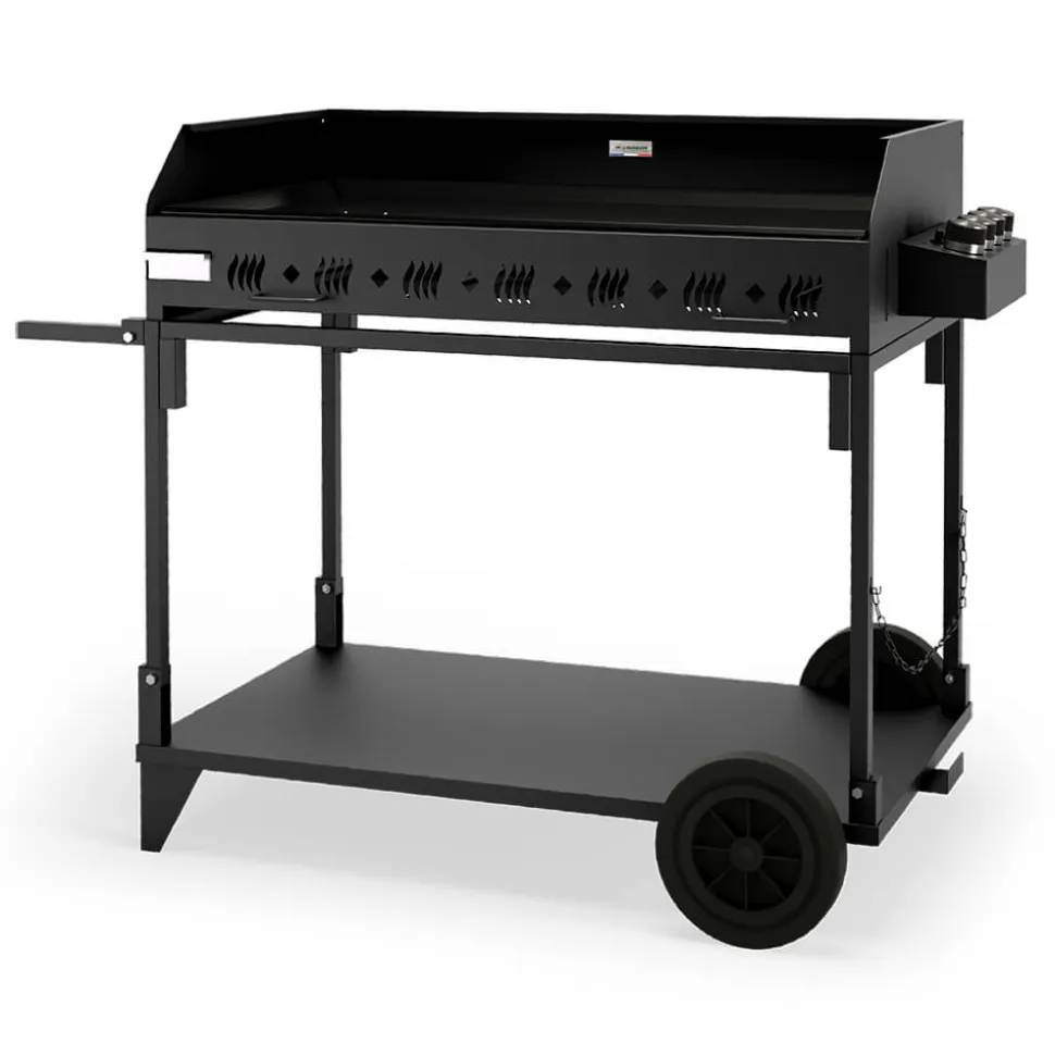 La Plancha Gaz Pakita 4105 avec Chariot Pliable - LE MARQUIER