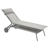 Lit bain de soleil Miami II toile Batyline DUO Assise haute - LAFUMA