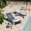 Lit bain de soleil Miami II toile BeComfort - LAFUMA