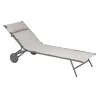 Lit bain de soleil Miami II toile Batyline DUO - LAFUMA