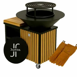 Lot brasero AVEIRO en acier + Accessoires - JUNTO