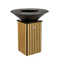 Lot brasero KYOTO en acier + Accessoires - JUNTO
