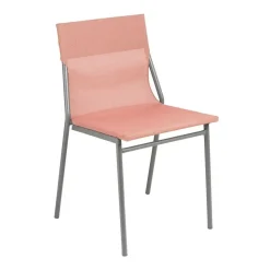 Lot 8 chaises Horizon Batyline Structure Titane - LAFUMA