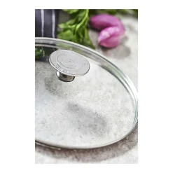Lot 3 Couvercles en verre avec Pontet inox - DE BUYER