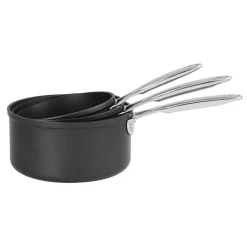 Lot de 3 Casseroles Aluminium Castel'Pro - CRISTEL