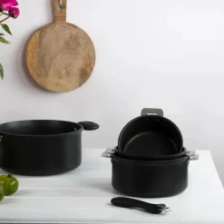 Lot de 3 Casseroles Cookway avec 1 poignée OFFERTE - CRISTEL