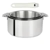 Lot de 3 Casseroles Mutine poignée amovible avec 1 poignée Mutine INCLUSE - CRISTEL