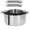 Lot de 4 Casseroles Mutine poignée amovible avec 2 poignées Zenith INCLUSES - CRISTEL