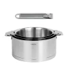 Lot de 3 Casseroles STRATE poignée ZENITH amovible OFFERTE - CRISTEL