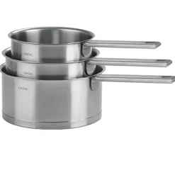 Lot de 3 Casseroles Strate poignée fixe - CRISTEL