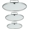 Lot de 3 Couvercles en verre bombé Castel'Pro - CRISTEL
