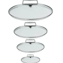 Lot de 4 Couvercles en verre bombé Castel'Pro - Cristel