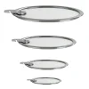 Lot de 4 Couvercles STRATE poignée amovible - CRISTEL