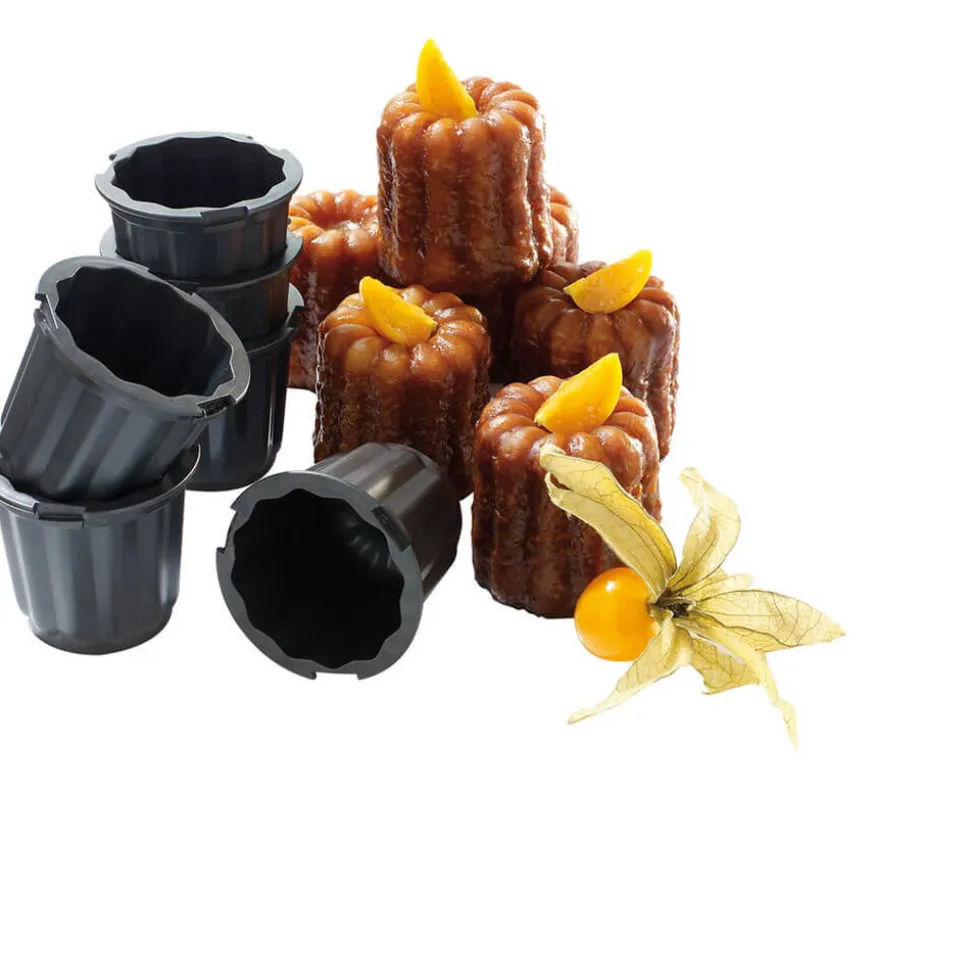 Lot de 6 Moules à Cannelé Bordelais Exoglass - MATFER