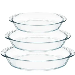 Lot de 3 plats à four ovales - DURALEX