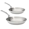 Lot de 2 Poêles Affinity Inox - de BUYER