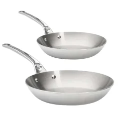 Lot de 2 Poêles Affinity Inox - de BUYER