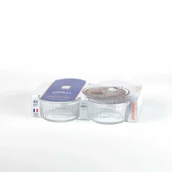 Lot de 4 ramequins en verre 13 cl diamètre 8,5 cm - DURALEX