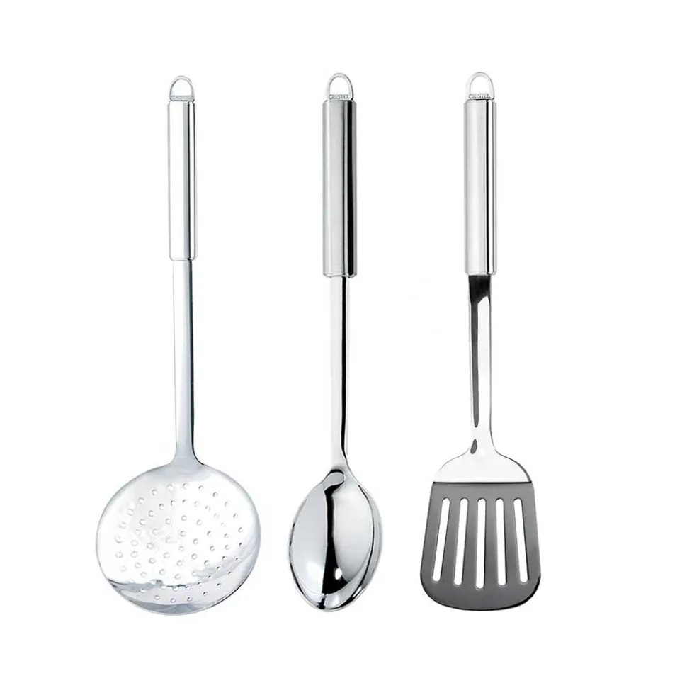 Lot de 3 spatules inox - CRISTEL