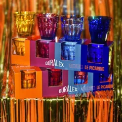 Lot de 4 verres 25 cl Colorés - PICARDIE - DURALEX