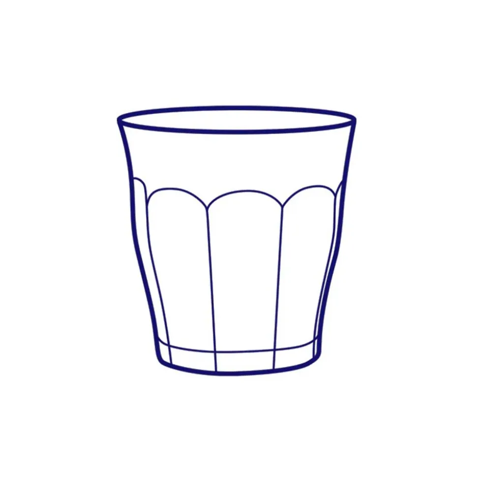 Lot de 6 verres 25 cl Marine - PICARDIE - DURALEX