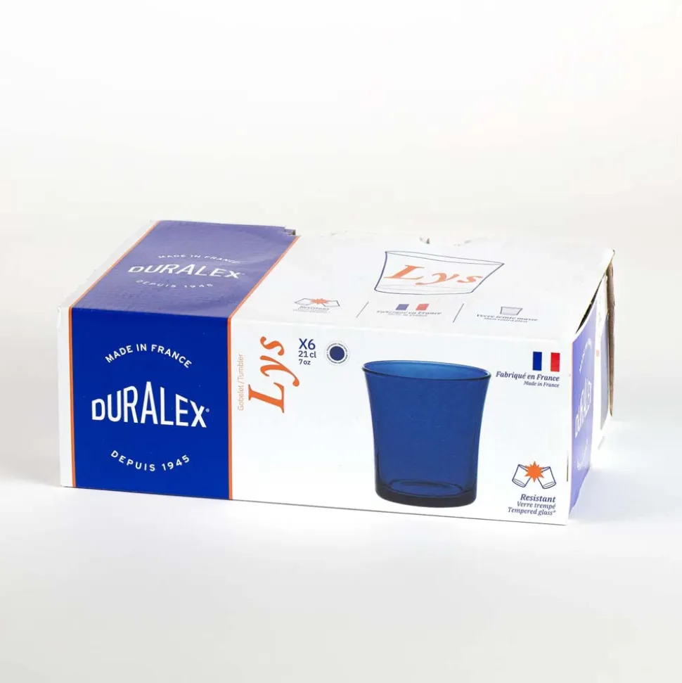 Lot de 6 verres 21 cl Saphir LYS - DURALEX