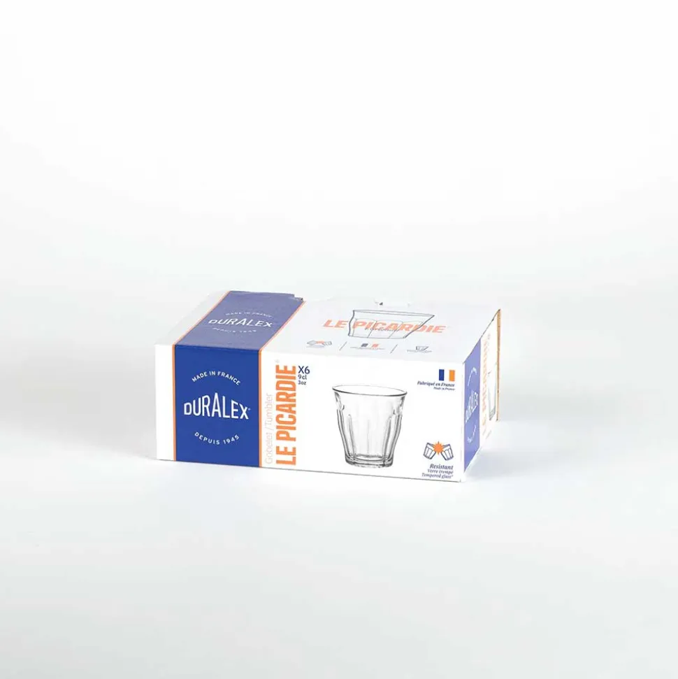Lot de 6 verres Transparent 9 cl PICARDIE - DURALEX