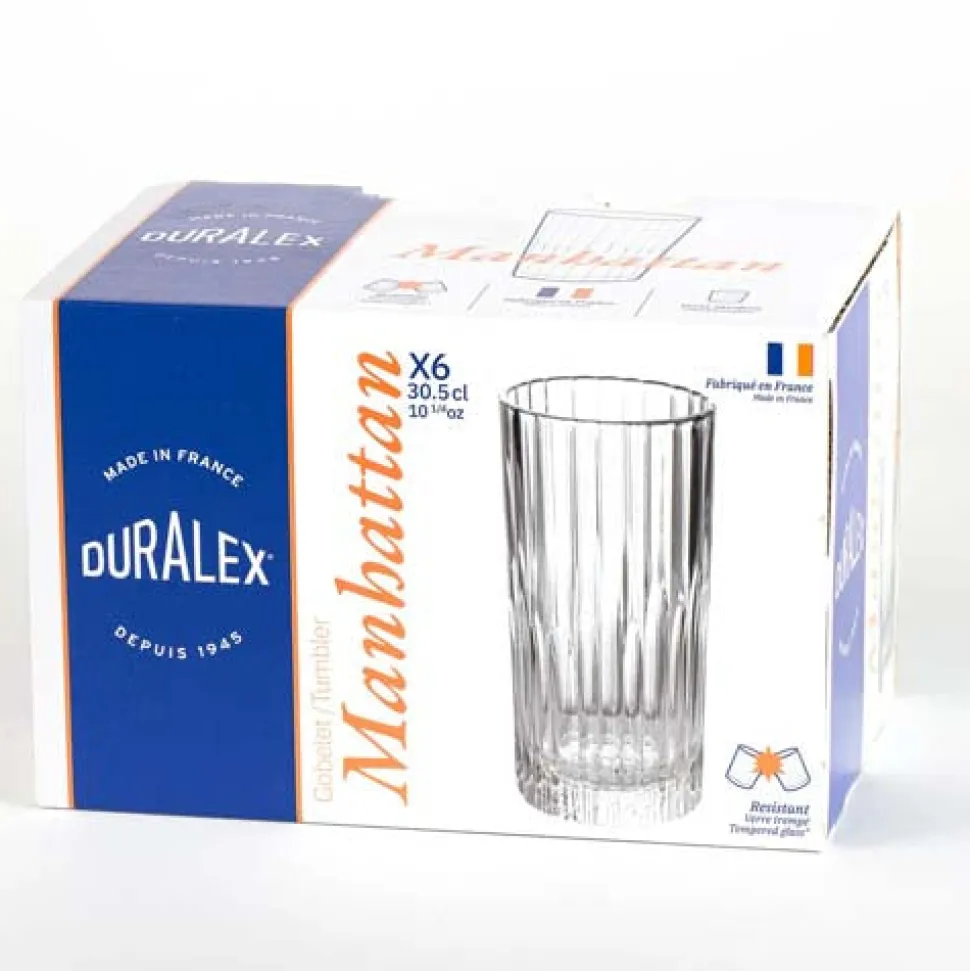 Lot de 6 verres transparent Cocktail - MANHATTAN - DURALEX