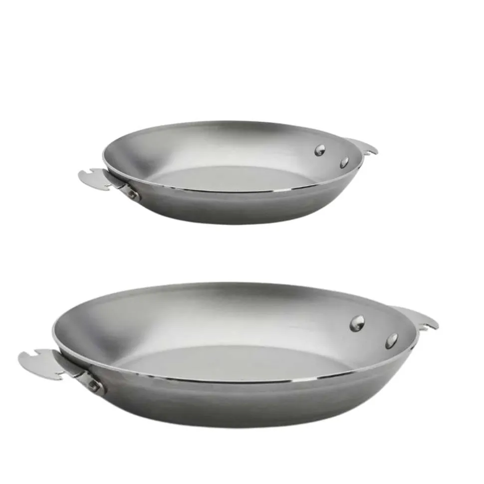 Lot 2 Poêles acier MINERAL B LOQY 24cm et 28cm - DE BUYER