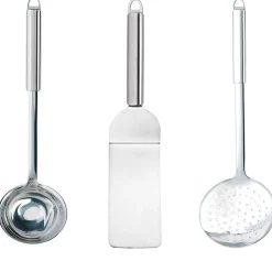 Lot 3 ustensiles inox - CRISTEL