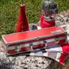 Mallette 3 ustensiles Barbecue Rouge - LE MARQUIER