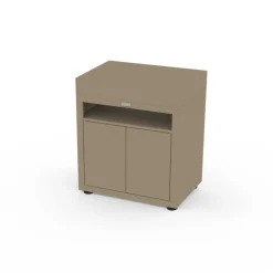 Meuble avec tablette 80 x 55 cm Taupe - LE MARQUIER
