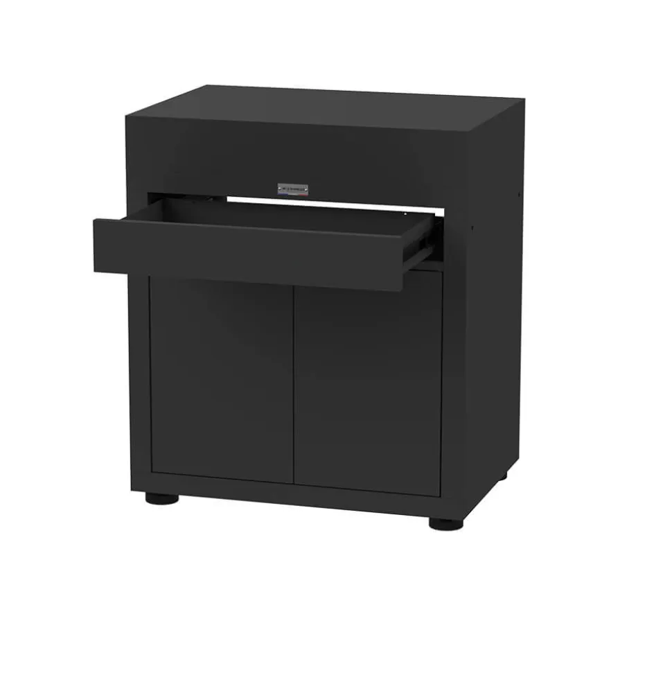 Meuble avec tiroir 80 x 55 cm Noir - LE MARQUIER