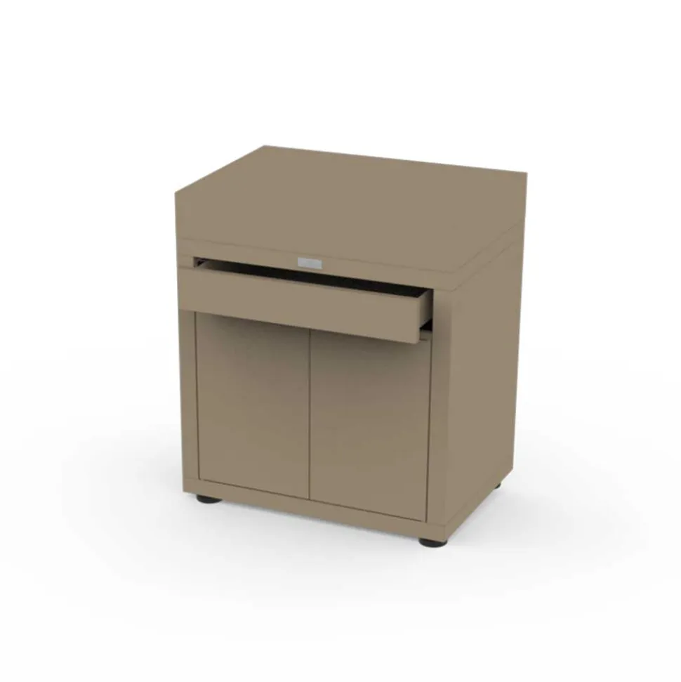 Meuble avec tiroir 80 x 55 cm Taupe - LE MARQUIER