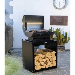 Meuble Barbecue Noir - LE MARQUIER