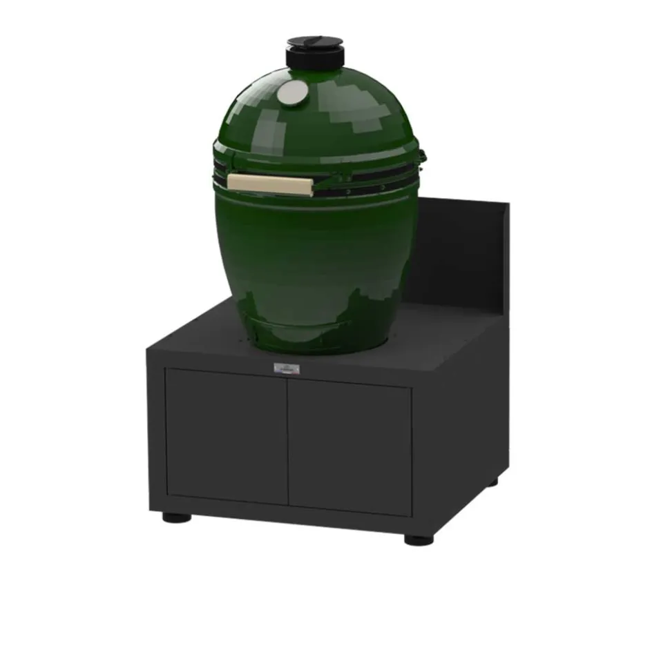 Meuble cuisine pour Kamado M et L Noir - LE MARQUIER