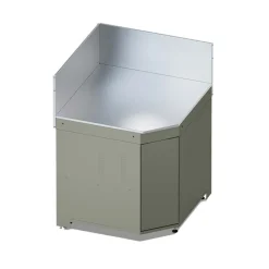 Meuble d'Angle pour Cuisine Extérieure Vert Sauge - ENO